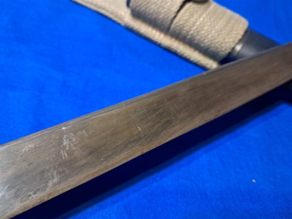 world-war-two-british-india-manufactured-type 2-mark-bayonet-short-with-original-frog-1944-dated