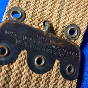 world-war-one-pistol-belt-with-mill-markings-dated-1917-bullet-logo-excellent-condition