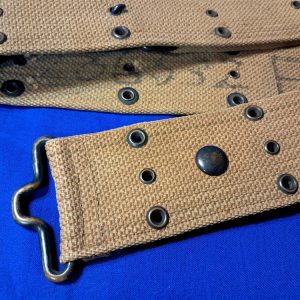 world-war-one-pistol-belt-with-mill-markings-dated-1917-bullet-logo-excellent-condition