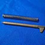 world-war-two-carbine-pin-and-original-spring-for-rifle-bolt-unissued-marked-inland