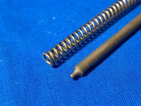 world-war-two-carbine-pin-and-original-spring-for-rifle-bolt-unissued-marked-inland
