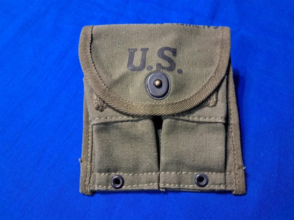 world-war-two-carbine-magazine-pouch-1945-dated-mint-unissued-with-outside-manufacture-stampings