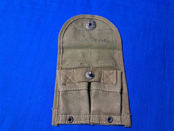 world-war-two-carbine-magazine-pouch-1945-dated-mint-unissued-with-outside-manufacture-stampings