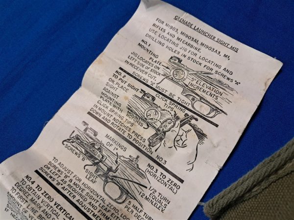 world-war-two-grenade-launcher-sight-for-the-rifles-garand-springfield-and-carbine-mint-in-wrapper-and-pouch