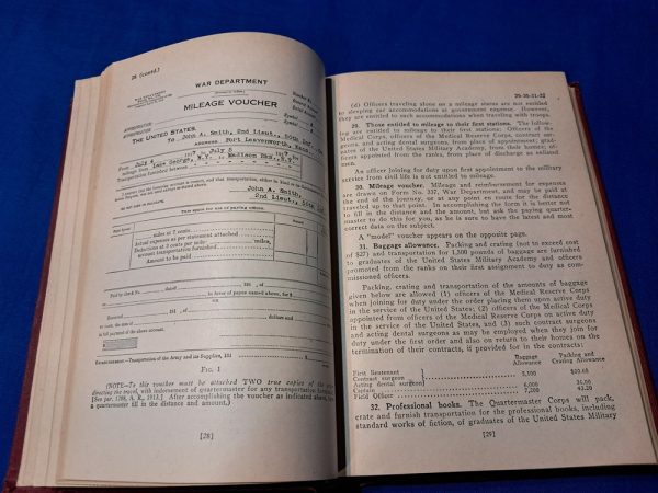 world-war-one-manual-for-officers-written-by-moss-over-6oo-pages-hard-cover