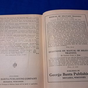 world-war-one-manual-for-officers-written-by-moss-over-6oo-pages-hard-cover