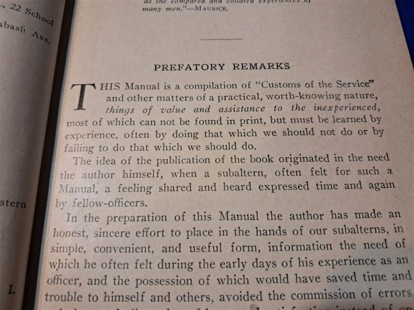 world-war-one-manual-for-officers-written-by-moss-over-6oo-pages-hard-cover