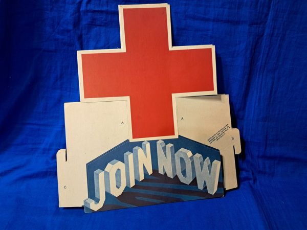 world-war-two-red-cross-recruitment-sign-for-countertop-type-pattern-with-folding-legs-cardboard