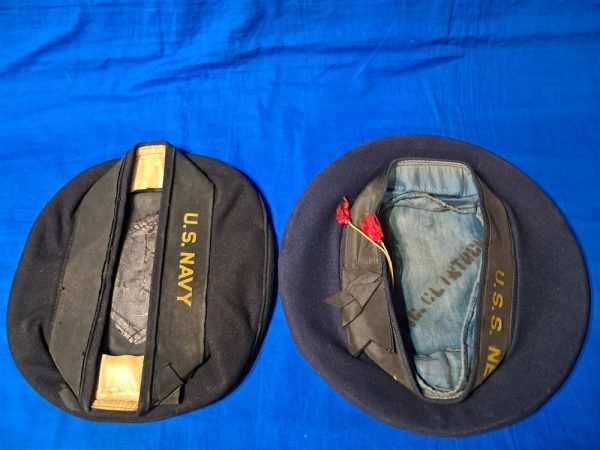 world-war-one-naval-navy-enlisted-new-york-battleship-original-tally-hat-excellent-condition