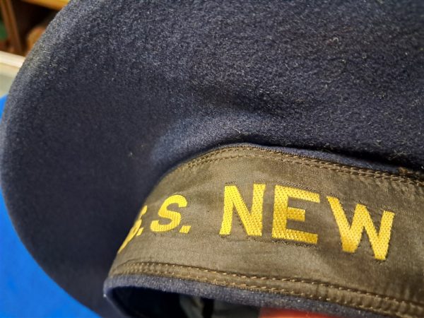 world-war-one-naval-navy-enlisted-new-york-battleship-original-tally-hat-excellent-condition