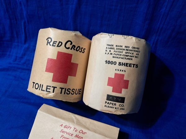 world-war-two-american-red-cross-toilet-paper-doble-roll-with-original-sleeve-full-set-excellent-comfort-bags