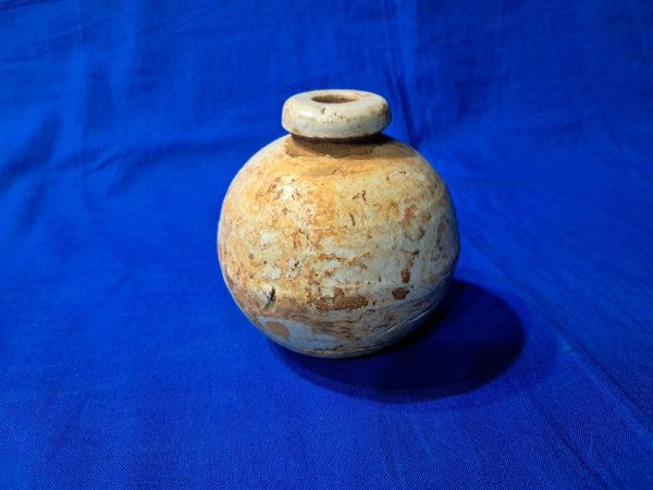 japan-type-4-hand-grenade-world-war-two-ceramic-pottery-white-inert-okinawa-dug