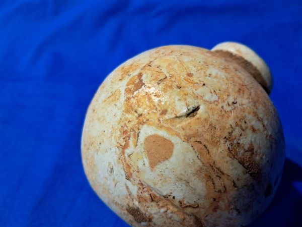 japan-type-4-hand-grenade-world-war-two-ceramic-pottery-white-inert-okinawa-dug