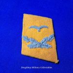world-war-two-german-luftwaffe-lieutenant-collar-insignia-flight-yellow-color-bullion-silver-wire
