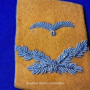world-war-two-german-luftwaffe-lieutenant-collar-insignia-flight-yellow-color-bullion-silver-wire