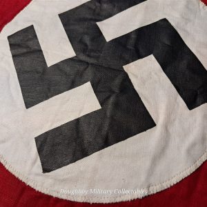 german-world-war-two-state-flag-small-parade-variation-with-rope-ends-excellent-condition