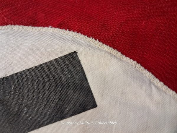 german-world-war-two-state-flag-small-parade-variation-with-rope-ends-excellent-condition