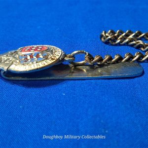 german-world-war-two-fireman-school-whistle-chain-mount-for-uniform-instructror-with- enamel-city-name