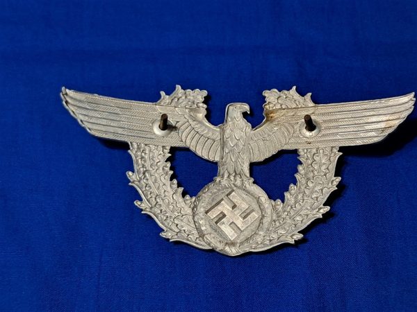 world-war-two-german-police-type-helmet-dress-eagle-shako-large-made-of-aluminum-unissued-condition