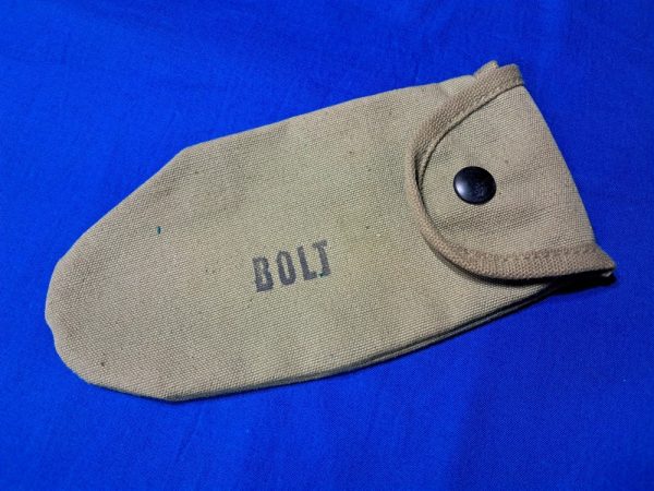 m1919-bolt-pouch world-war-two-browning-machine-gun-bolt-carrier-pouch-canvas-unissued-marked
