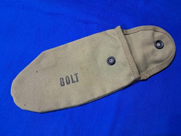 world-war-two-browning-machine-gun-bolt-carrier-pouch-canvas-unissued-marked