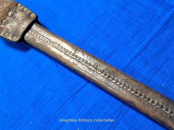 world-war-one-dutch-pattern-1895-bayonit-for-rifle-pre-war-early-with-stiffer-scabbard-all-original-tee-back