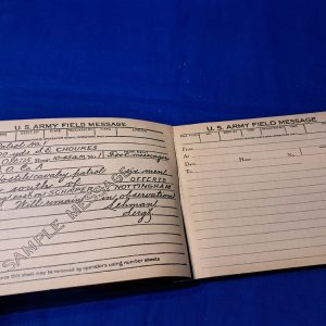 world-war-one-message-booklet-field-use-hard-cover-for-phones-and-telegraph-with-graph-paper-sketch-on-back-1917-dated-17