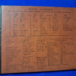 world-war-one-message-booklet-field-use-hard-cover-for-phones-and-telegraph-with-graph-paper-sketch-on-back-1917-dated-17