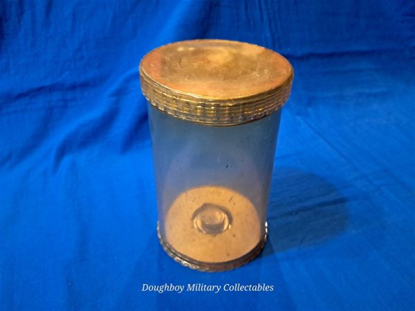 navy-flare-container world-war-two-navy-rescue-distress-flare-kit-container-plastic-with-seals-projector-type-for-life-rafts