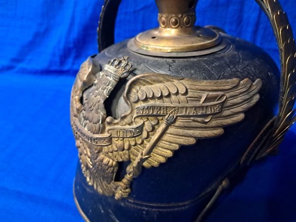 world-war-one-german-prussian-spiked-helmet-pickelhaube-model-1895-early-line-officer-with-chin-scales-some-damage-large-sized