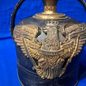 world-war-one-german-prussian-spiked-helmet-pickelhaube-model-1895-early-line-officer-with-chin-scales-some-damage-large-sized