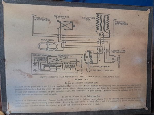 world-war-one-field-telegraph-induction-1918-dated-excellent-condition-with-carry-strap-scarce-signal-corps-equipment
