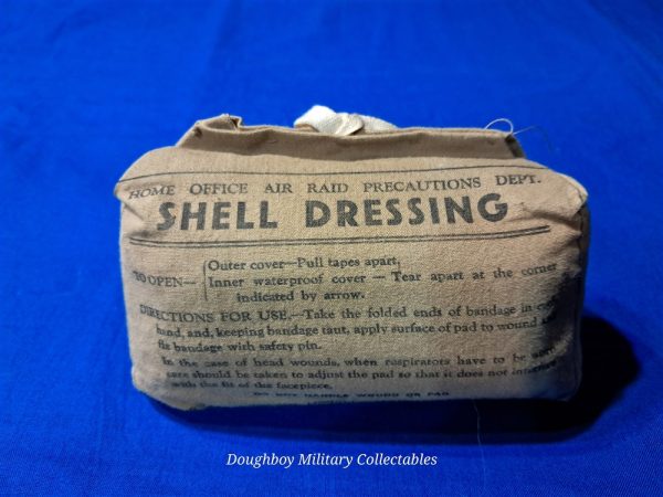 dressing-air-raid world-war-two-british-bandage-air-patrol-units-civil-defense-1938-dated
