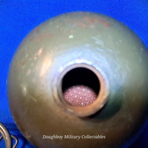 vietnam-war-era-1972-dated-67-type-hand-grenade-inert-totally-m213-fuze-no-markings-fag-body-repainted-years-ago-scarce