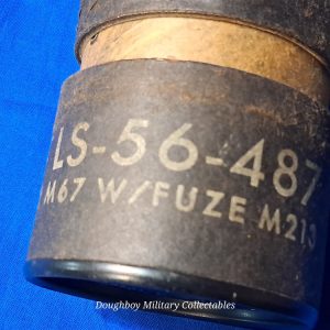 vietnam-war-era-1972-dated-67-type-hand-grenade-inert-totally-m213-fuze-no-markings-fag-body-repainted-years-ago-scarce
