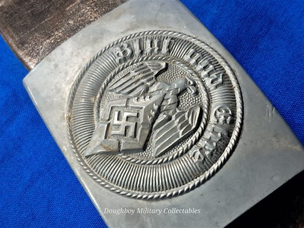 world-war-two-hitler-youth-zinc-belt-buckle-with-2-belts-field-and-dress-leather