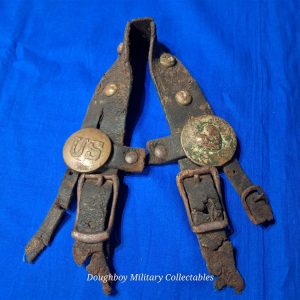 halter-rosettes-set-pair-old-used-maybe-civil-war-era-to-1800
