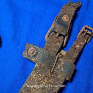 halter-rosettes-set-pair-old-used-maybe-civil-war-era-to-1800