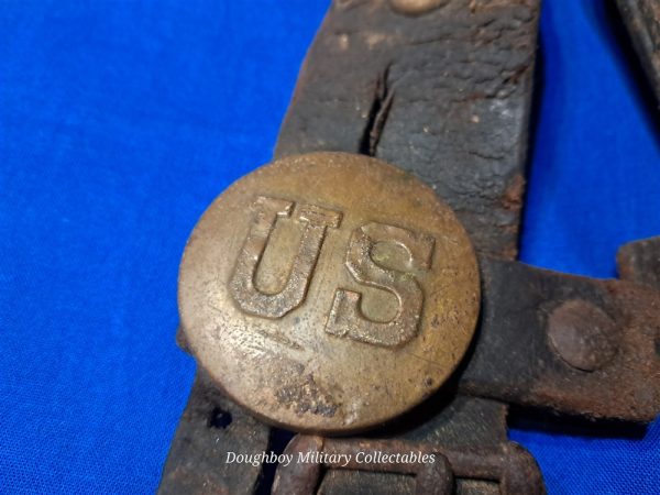 halter-rosettes-set-pair-old-used-maybe-civil-war-era-to-1800