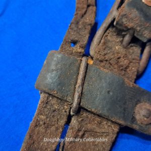 halter-rosettes-set-pair-old-used-maybe-civil-war-era-to-1800