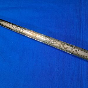 world-war-two-naval-officers-sword-saber-named-pre-war-pattern-hilborne-hamburg-viking-brand-with-original-carrier