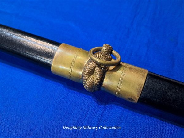 world-war-two-naval-officers-sword-saber-named-pre-war-pattern-hilborne-hamburg-viking-brand-with-original-carrier