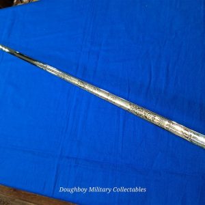 world-war-two-naval-officers-sword-saber-named-pre-war-pattern-hilborne-hamburg-viking-brand-with-original-carrier