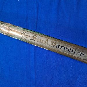 world-war-two-naval-officers-sword-saber-named-pre-war-pattern-hilborne-hamburg-viking-brand-with-original-carrier