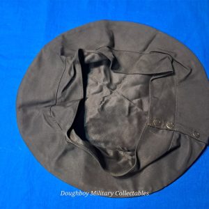 world-war-two-rain-visor-cap-cover-made-of-rayon-large-size-excellent-condition-snaps