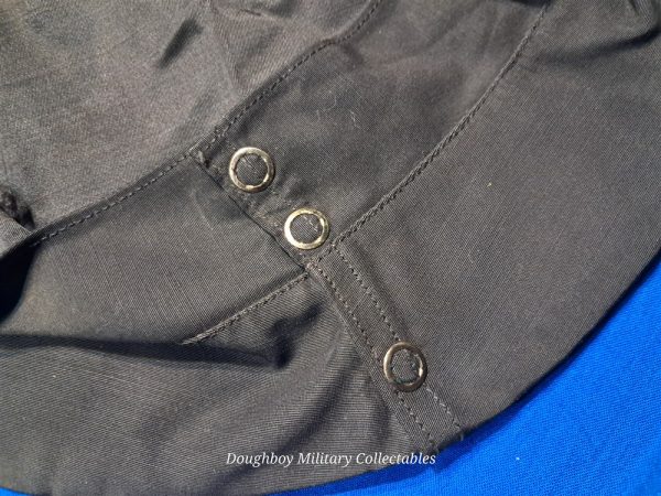 world-war-two-rain-visor-cap-cover-made-of-rayon-large-size-excellent-condition-snaps