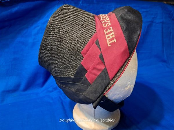 world-war-one-salvation-army-womans-girl-doughnut-lassie-dress-bonnet-with-ribbon-and-silk-stripe-made-of-mohair-excellent-condition