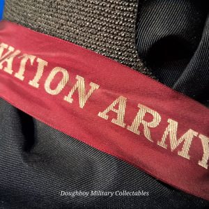 world-war-one-salvation-army-womans-girl-doughnut-lassie-dress-bonnet-with-ribbon-and-silk-stripe-made-of-mohair-excellent-condition