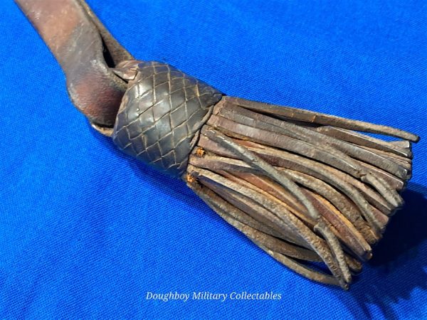 civil-war-leather-enlisted-cavalry-sword-knot-braided-keepers-nice-condition