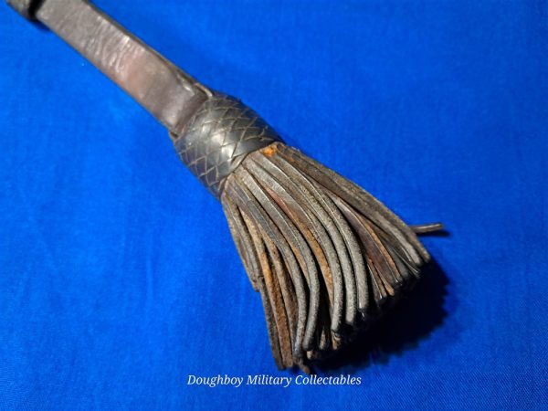 civil-war-leather-enlisted-cavalry-sword-knot-braided-keepers-nice-condition